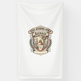 Jesus Wedding Venue Signage Jesus Wedding Venue Si Banner