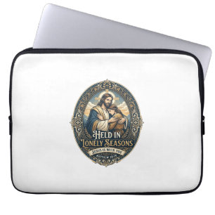 Jesus Widow Widower Encouragement Vintage Shirt Ch Laptop Sleeve