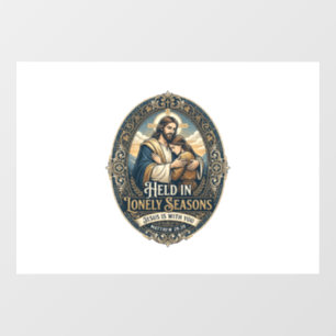 Jesus Widow Widower Encouragement Vintage Shirt Ch Window Cling