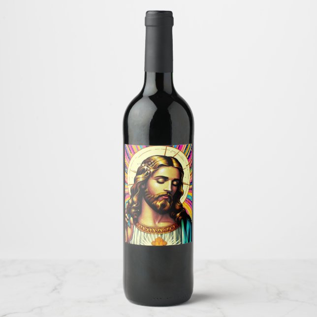 Jesus wine labels! label (Front)