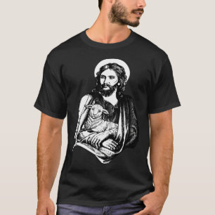 Jesus With Lamb Christian God T-Shirt