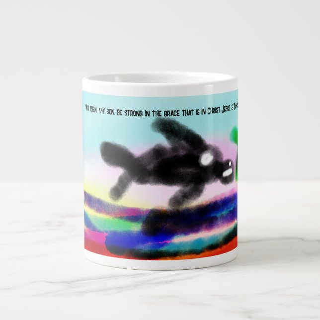 jesus with us  large coffee mug (Front)
