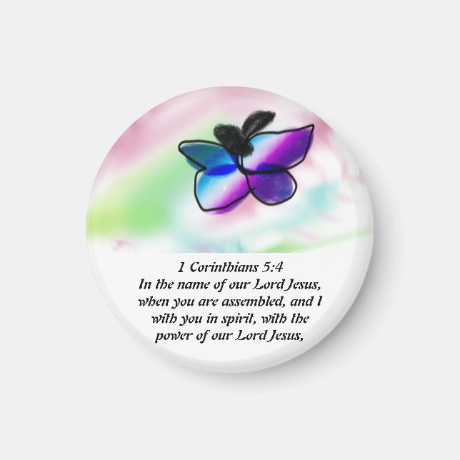 jesus with us magnet (Front)