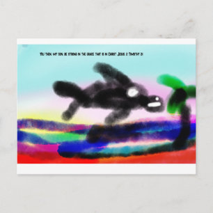 jesus with us postcard