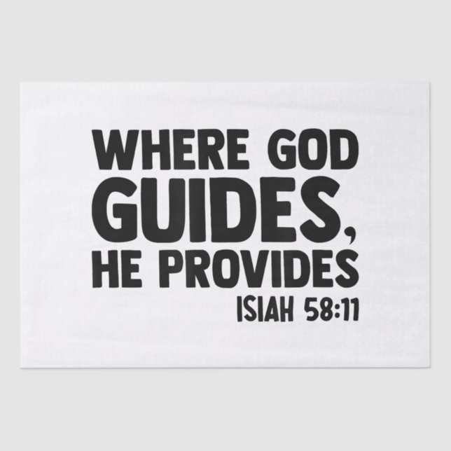 Jesus Woman Youth Man Church Christ Faith in God L Tissue Paper (Front)