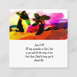 Jesus word enclosure card