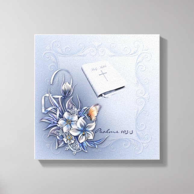 Jesus Word  Premium Wrapped Canvas (Gloss) (Front)