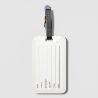 Jesus Yeshua, an acrylic baggage Luggage Tag