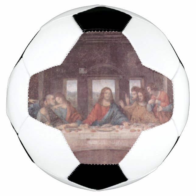 Jesus "Yeshua" The Last Supper, Leonardo da Vinci Football (Front)
