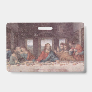 Jesus "Yeshua" The Last Supper, Leonardo da Vinci ID Badge