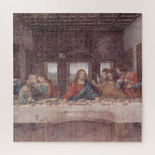 Jesus "Yeshua" The Last Supper, Leonardo da Vinci Jigsaw Puzzle (Vertical)