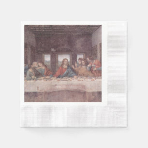 Jesus "Yeshua" The Last Supper, Leonardo da Vinci Napkin