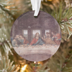Jesus "Yeshua" The Last Supper, Leonardo da Vinci Ornament