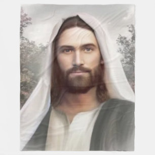 JESUS'S EYES FLEECE BLANKET