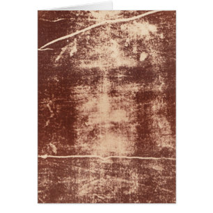 Jesus's Face Close up on the Shroud of Turin