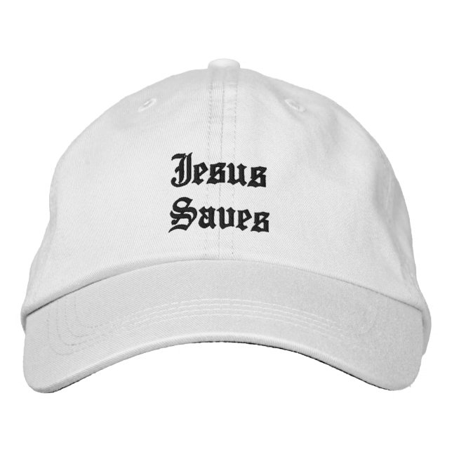 JesusSaves Embroidered Hat (Front)