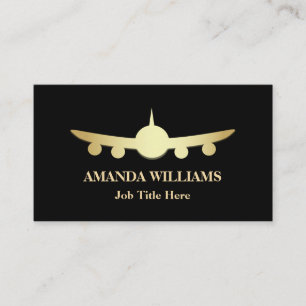 Jet Aeroplane Business Card