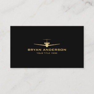 Jet Aeroplane Business Card