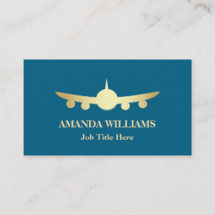 Jet Aeroplane Business Card