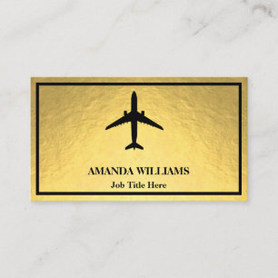 Jet Aeroplane Business Card