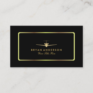 Jet Aeroplane Business Card