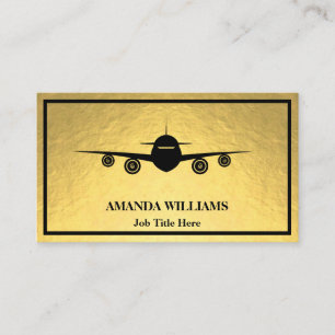 Jet Aeroplane Business Card