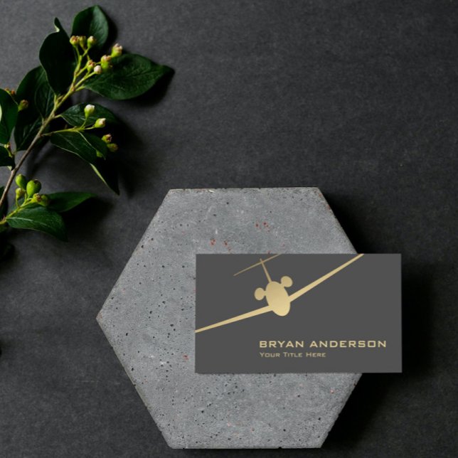 Jet Aeroplane Business Card (Creator Uploaded)