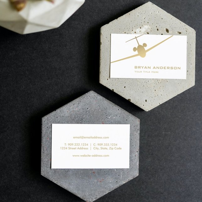 Jet Aeroplane Business Card (Creator Uploaded)