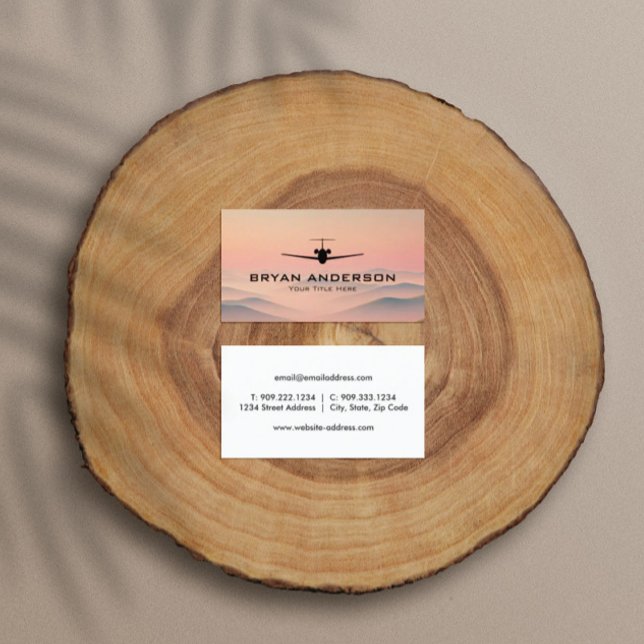 Jet Aeroplane Business Card (Creator Uploaded)
