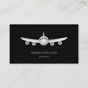 Jet Aeroplane Business Card