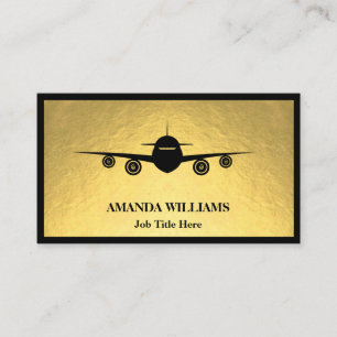 Jet Aeroplane Business Card