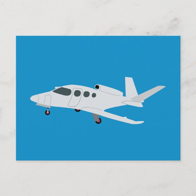 Jet Aeroplane Holiday Postcard (Front)