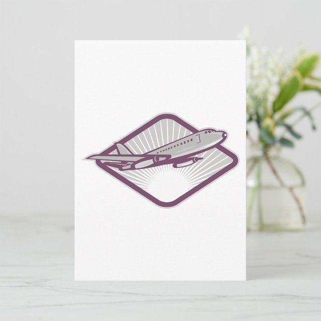 Jet Aeroplane Invitation (Creator Uploaded)