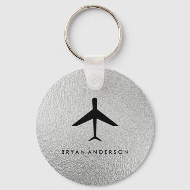 Jet Aeroplane Key Ring (Front)