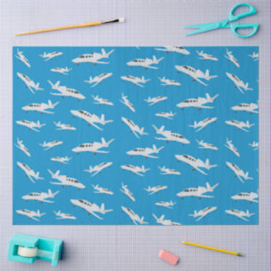 Jet Aeroplane Pattern  Tissue Paper