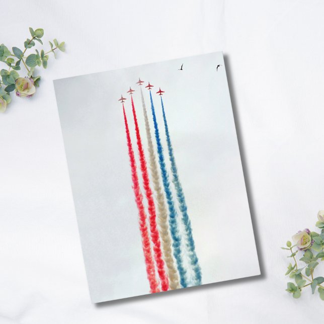 Jet Aeroplane photo, Cool Aviation Birthday Postcard (Creator Uploaded)