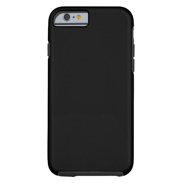 Jet Black Design - customise with text, photo, pic Case-Mate iPhone Case (Back)