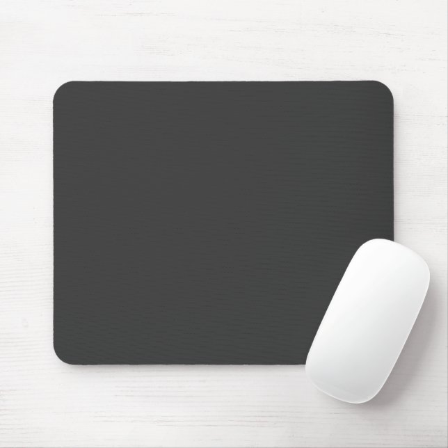 Jet Black Mouse Mat (With Mouse)