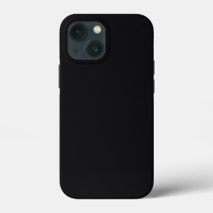 Jet Black Solid Colour iPhone 13 Mini Case