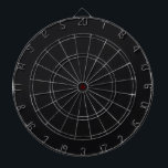Jet Black Solid Colour Dartboard<br><div class="desc">Jet Black Solid Colour</div>