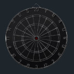 Jet Black Solid Colour Dartboard<br><div class="desc">Jet Black Solid Colour</div>