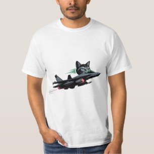 Jet Cat Pilot – Futuristic Feline Flight Tee
