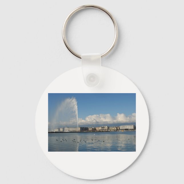 Jet d'eau, Geneva Key Ring (Front)