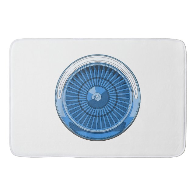 Jet Engine Bath Mat (Front)