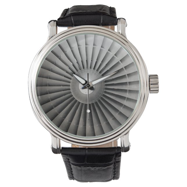Jet Engine Fan Blades Watch (Front)