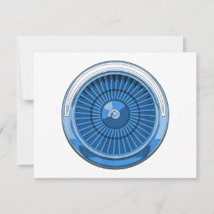 Jet Engine Holiday Card