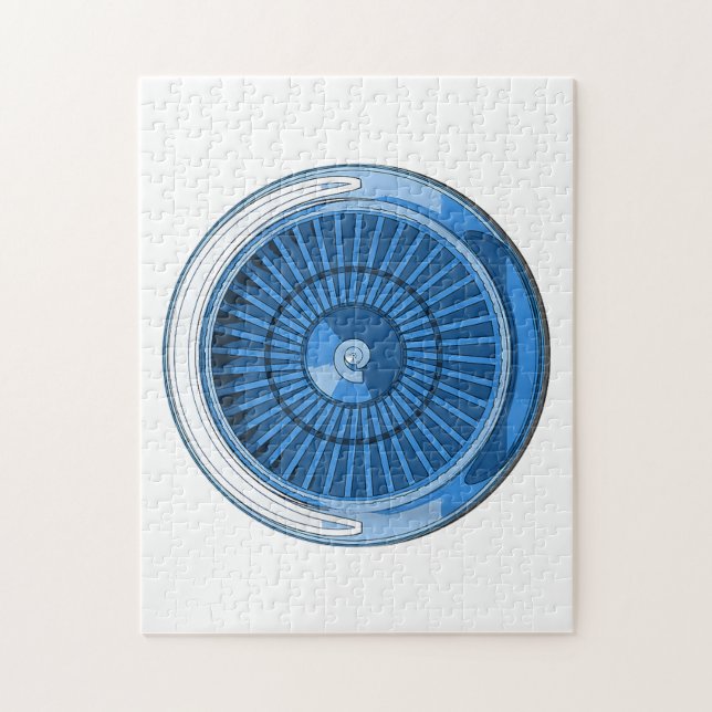 Jet Engine Jigsaw Puzzle (Vertical)