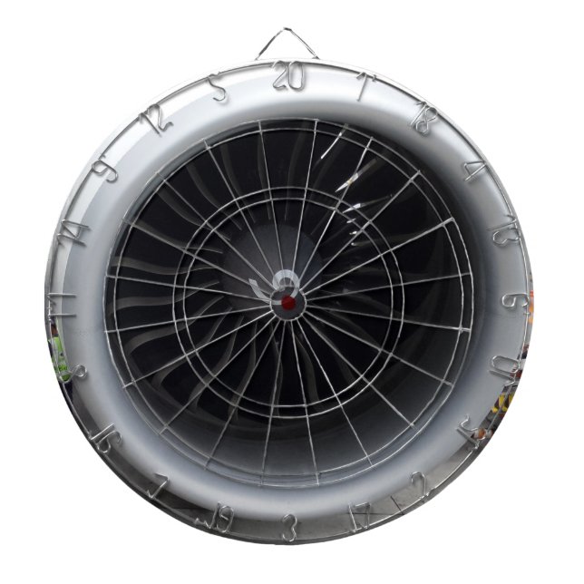 Jet Engine Metal Cage Dartboard (Front)