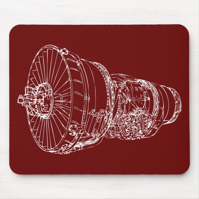 Jet engine mouse mat (Front)