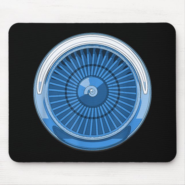 Jet Engine Mouse Mat (Front)